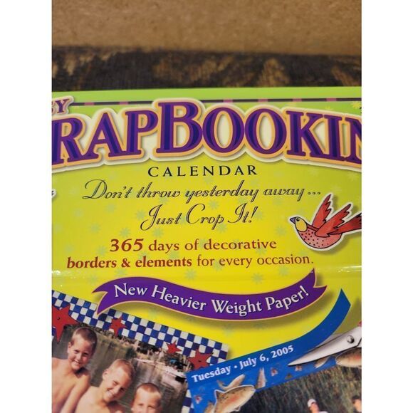 Easy Scrapbooking DIY Frames 2005 Calendar Kit- NIB - Picture 7 of 7